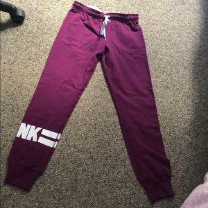 Pink purple joggers